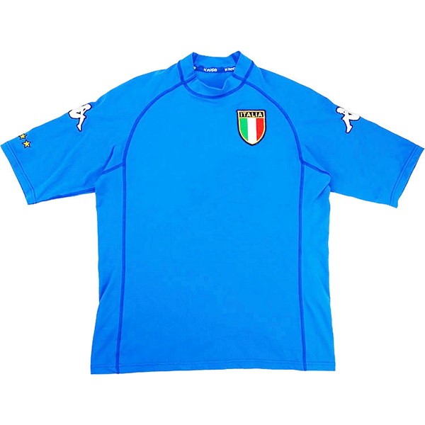 Tailandia Camiseta Italy 1ª Retro 2000 Azul